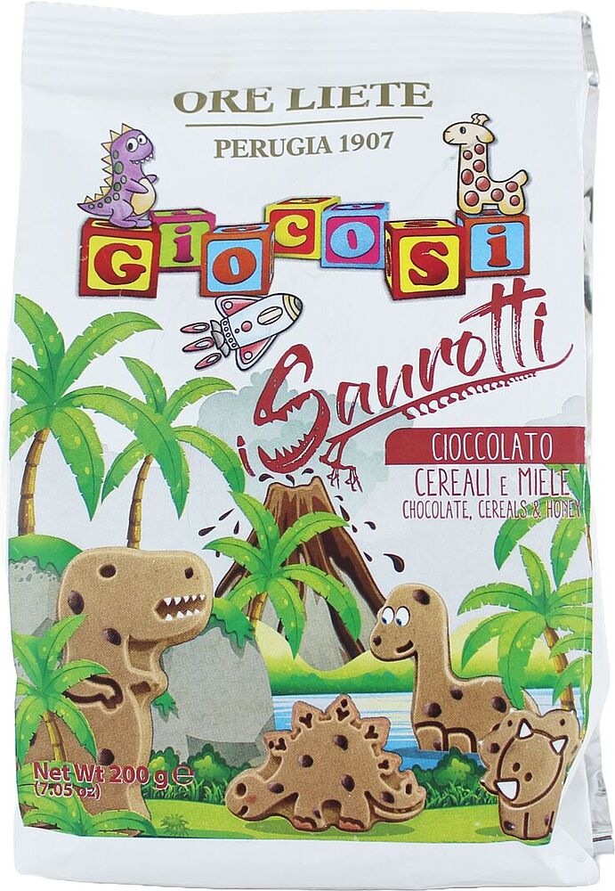 Cookie with chocolate pieces "Ore Liete Perugia" 200g
