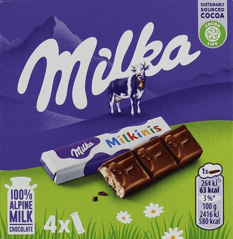 Chocolate candies "Milka Milkinis" 43.75g