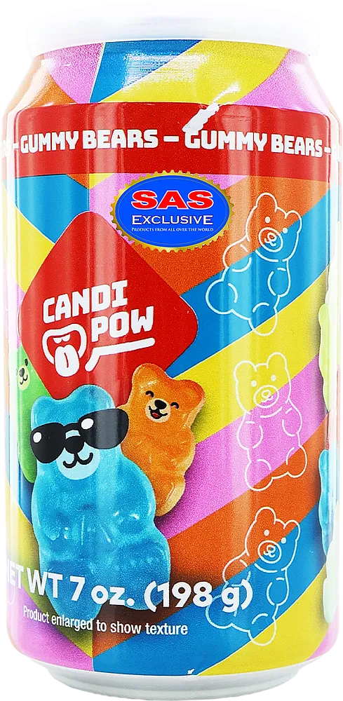 Դոնդողե կոնֆետներ «Candi Pow Gummy Bears» 198գ
