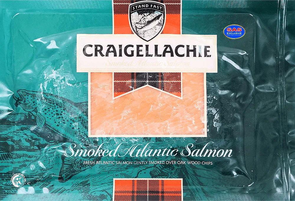 Smoked salmon "Craigellachie Atlantic" 0.200kg
