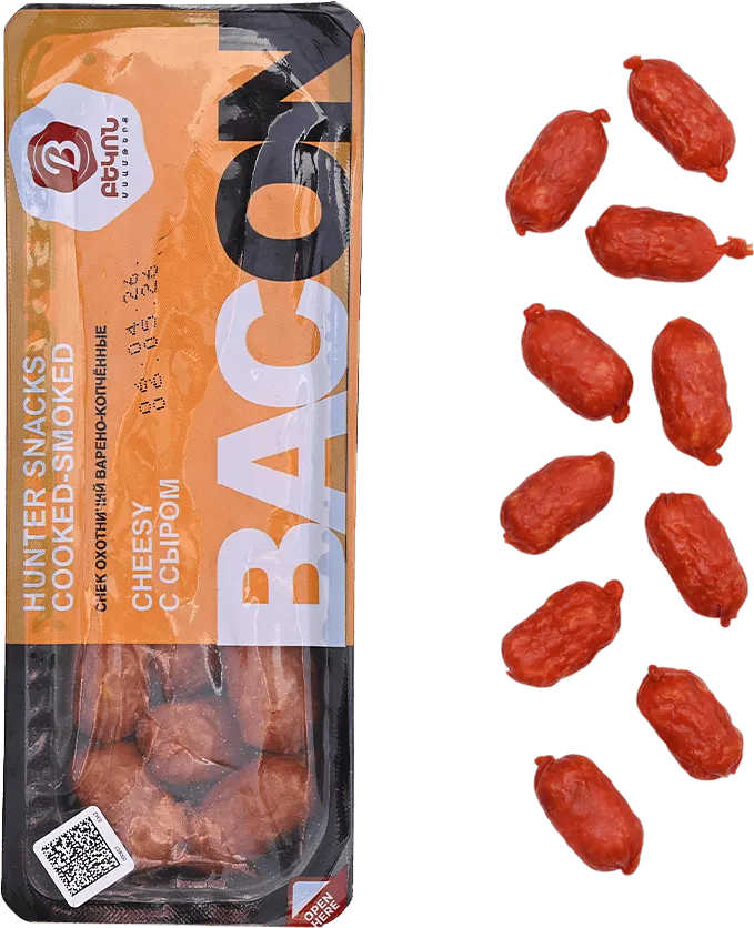 Hunter snack with cheese "Bacon" 120g
