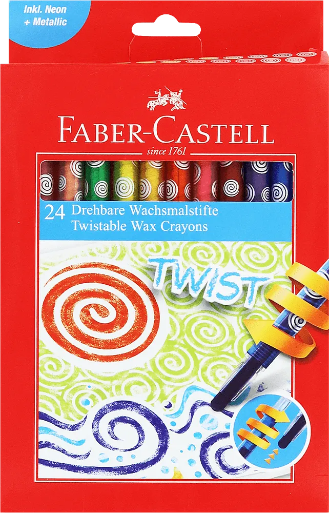 Յուղամատիտներ գունավոր « Faber-Castell» 24 հատ
