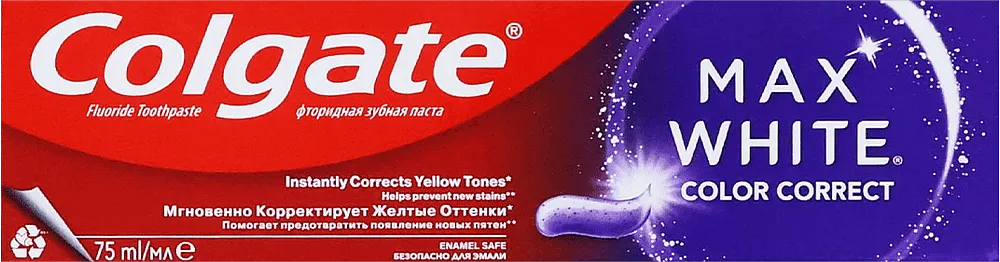 Toothpaste "Colgate Max White" 75ml
