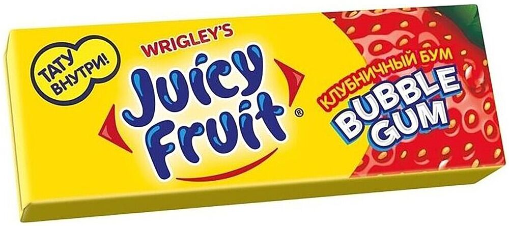 Մաստակ «Wrigley's Juicy Fruit » 13.8գ Ելակ
