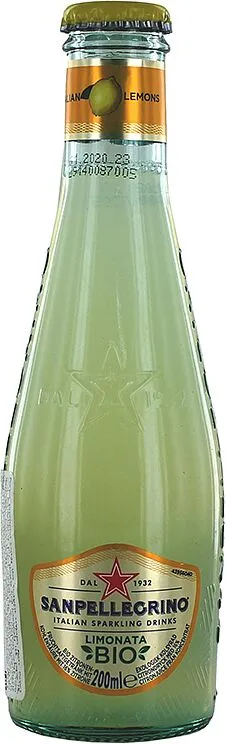 Natural mineral water "Sanpellegrino Limonata" 200ml Lemon