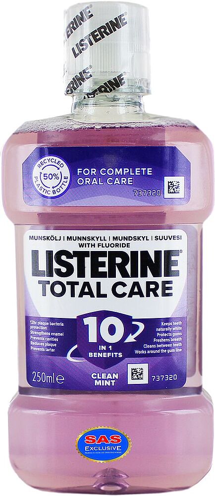 Բերանի խոռոչի ողողման հեղուկ «Listerine Total Care» 250մլ
