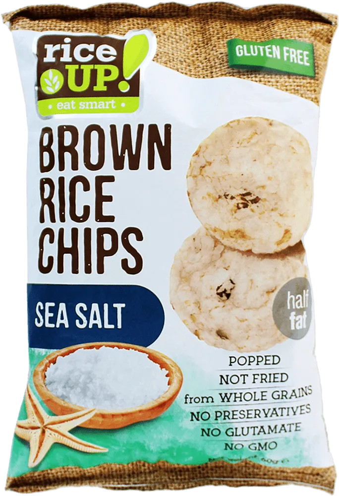 Chips with sea salt "Rice Up" 60g 