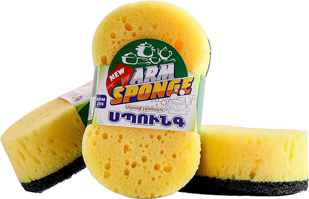 Սպունգ սպասք լվանալու «Arm Sponge» 1 հատ
