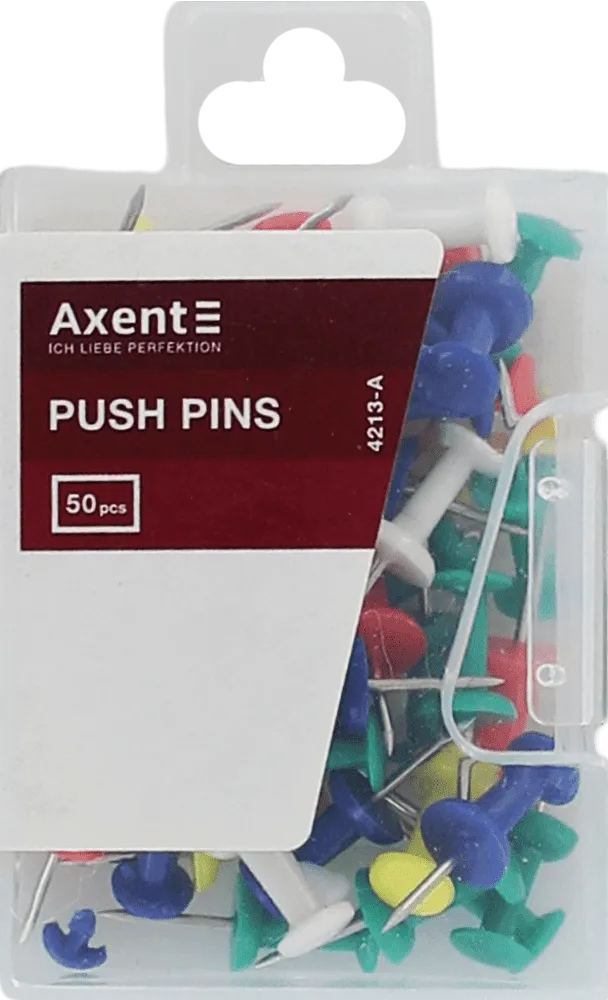 Push pins "Axent" 50 pcs