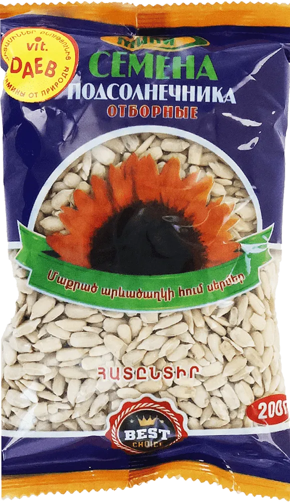Peeled sunflower seeds "Miki" 200g