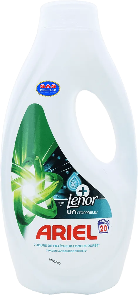 Լվացքի գել ունիվերսալ «Ariel Lenor+» 900մլ