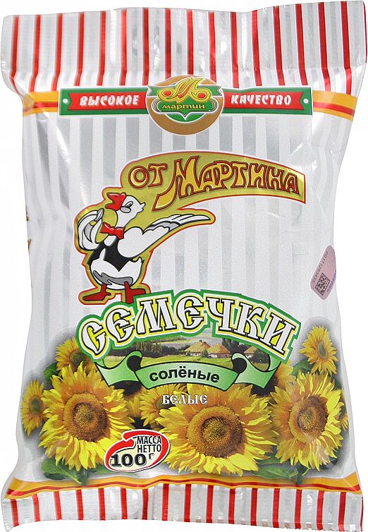 Salty sunflower seeds "Ot Martina" 100g 