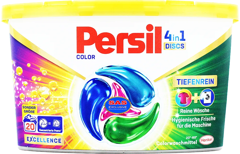 Color washing capsules "Persil Color 4 in 1" 20 pcs
