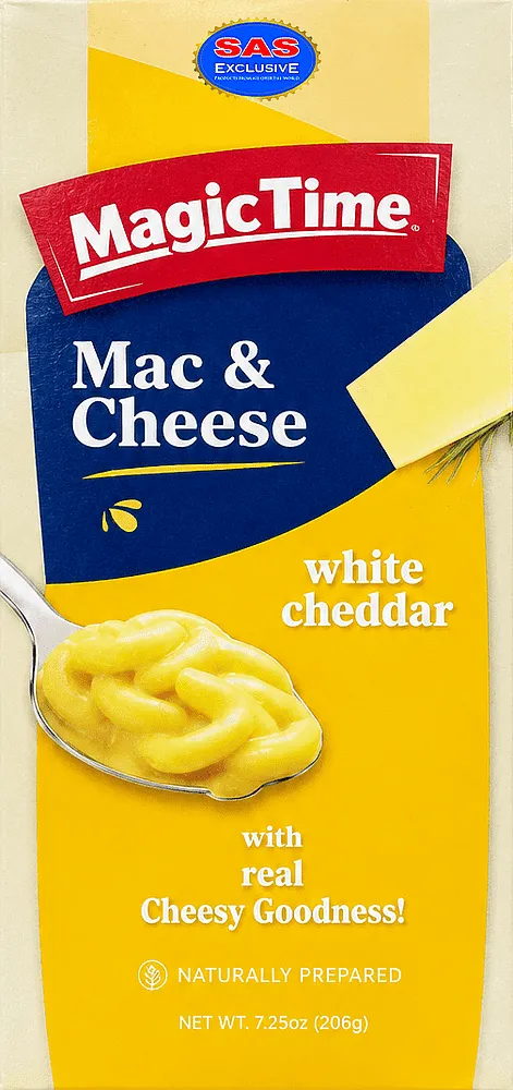 Մակարոն «Magic Time Mac & Cheese White Cheddar» 205գ
