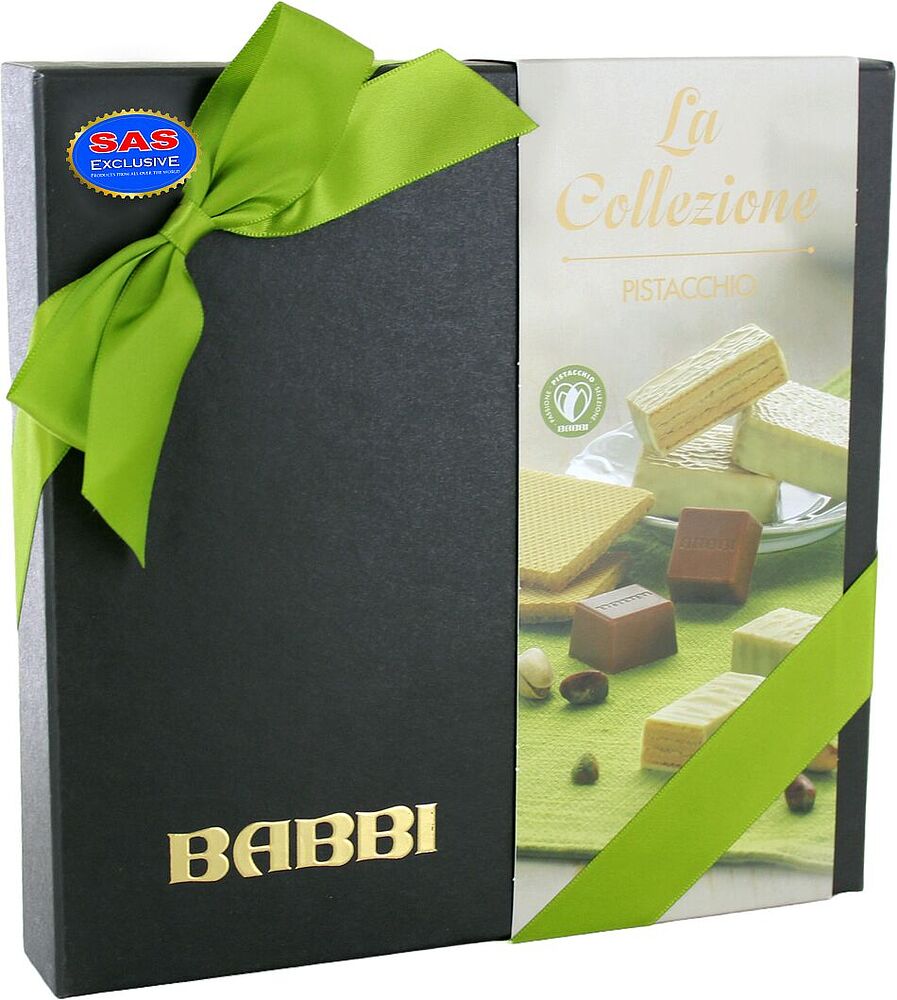 Շոկոլադե կոնֆետների հավաքածու «Babbi Pistacchio» 227գ