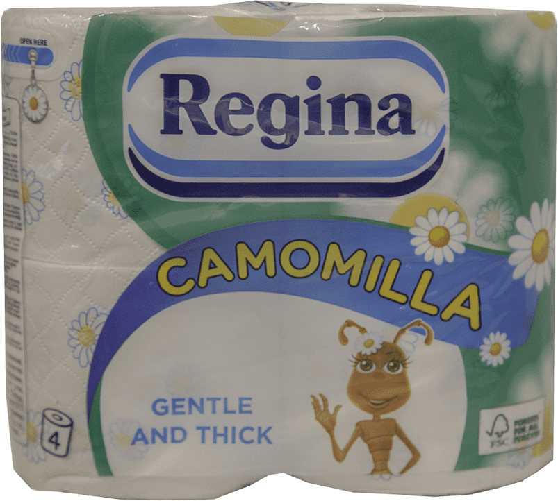 Туалетная бумага "Regina" 4 шт