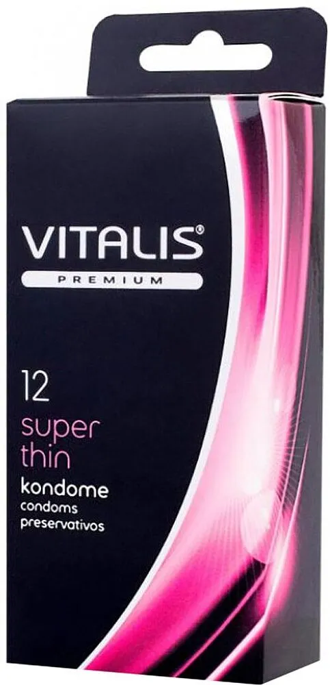 Condoms "Vitalis Super Thin" 12pcs