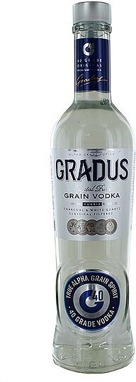 Օղի «Gradus Crystal Pure» 0.5լ