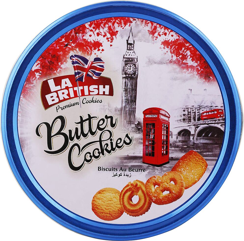 Թխվածքաբլիթ կարագով «La British Butter Cookies» 340գ

