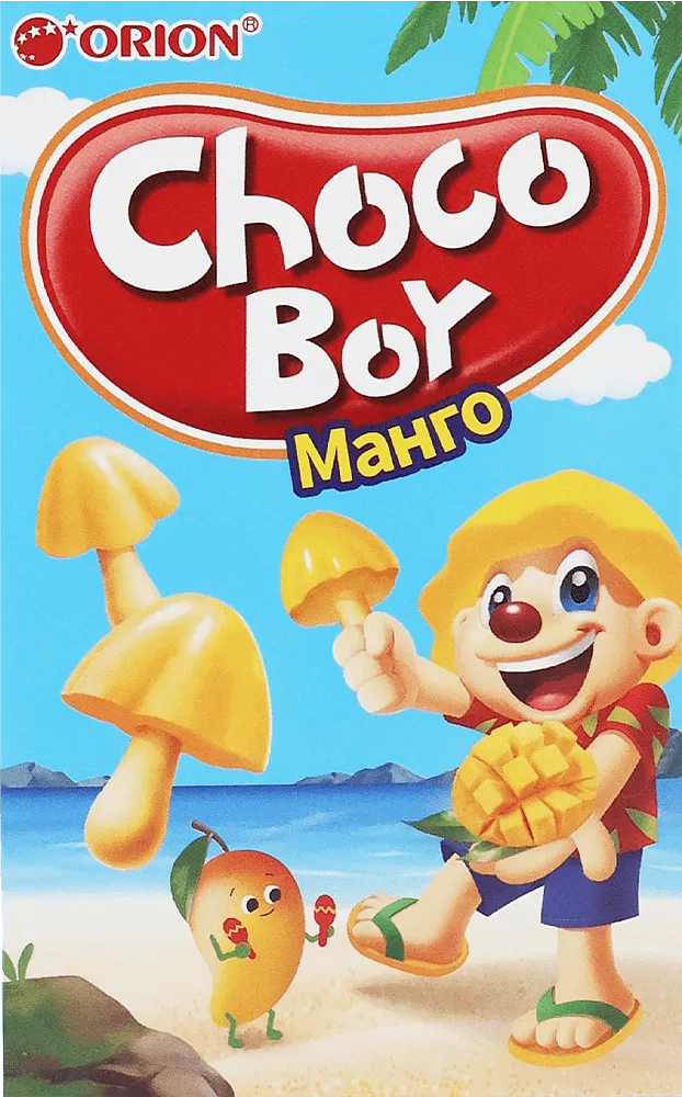 Թխվածքաբլիթ մանգոյի համով «Choco Boy Манго» 45գ
