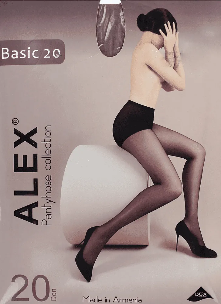 Safari tights "Alex Basic 20 Den N2"

