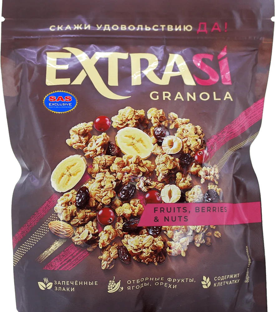 Muesli "Extrasi Granola Fruits, Berries & Nuts" 300g

