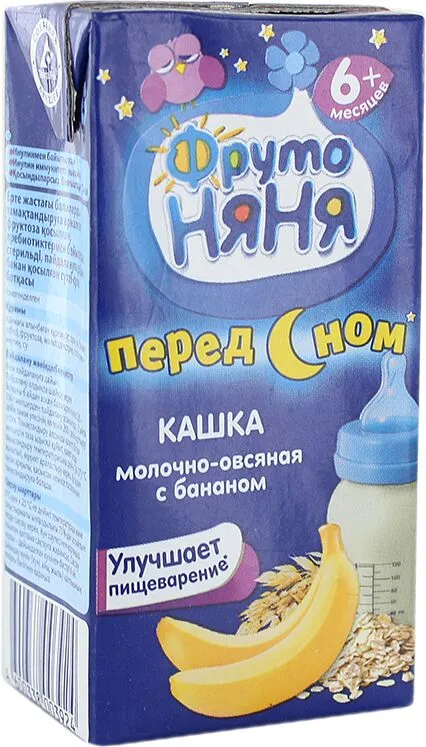 Milk-oat porridge "Fruto Nyanya" 0.2l