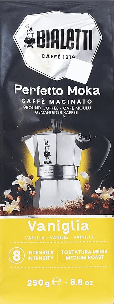 Ground coffee "Bialetti Perfetto Moka Vaniglia" 250g