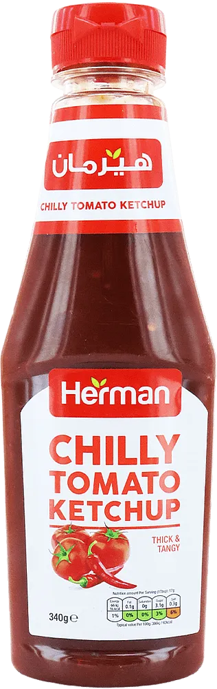 Chilly tomato ketchup "Herman Chilly" 340g
