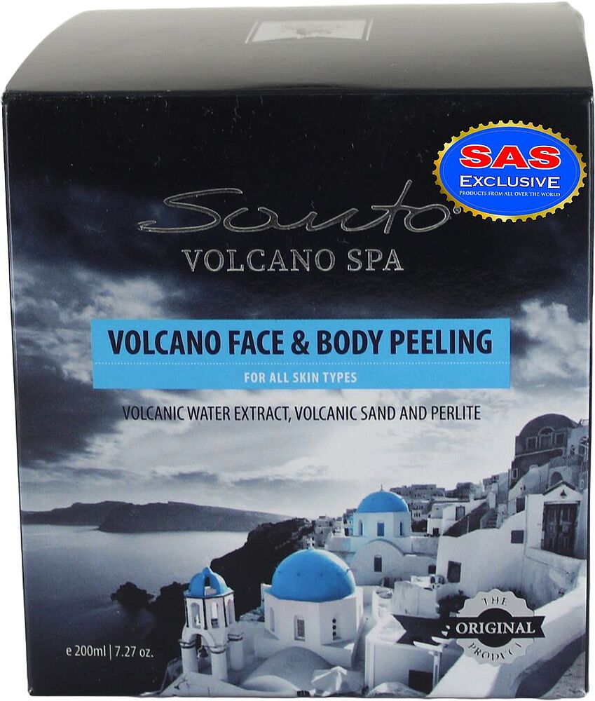 Пилинг для тела и лица "Santo Volcano Spa" 200мл