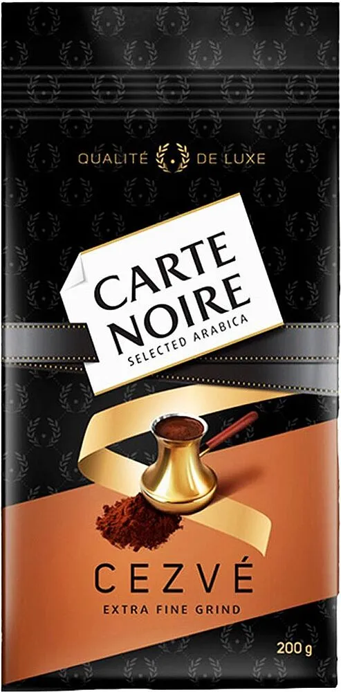 Ground coffee "Carte Noire Cezve Extra Fine Grind" 200g