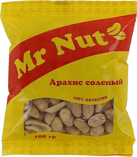 Գետնանուշ աղով բոված «Mr Nut» 100գ
