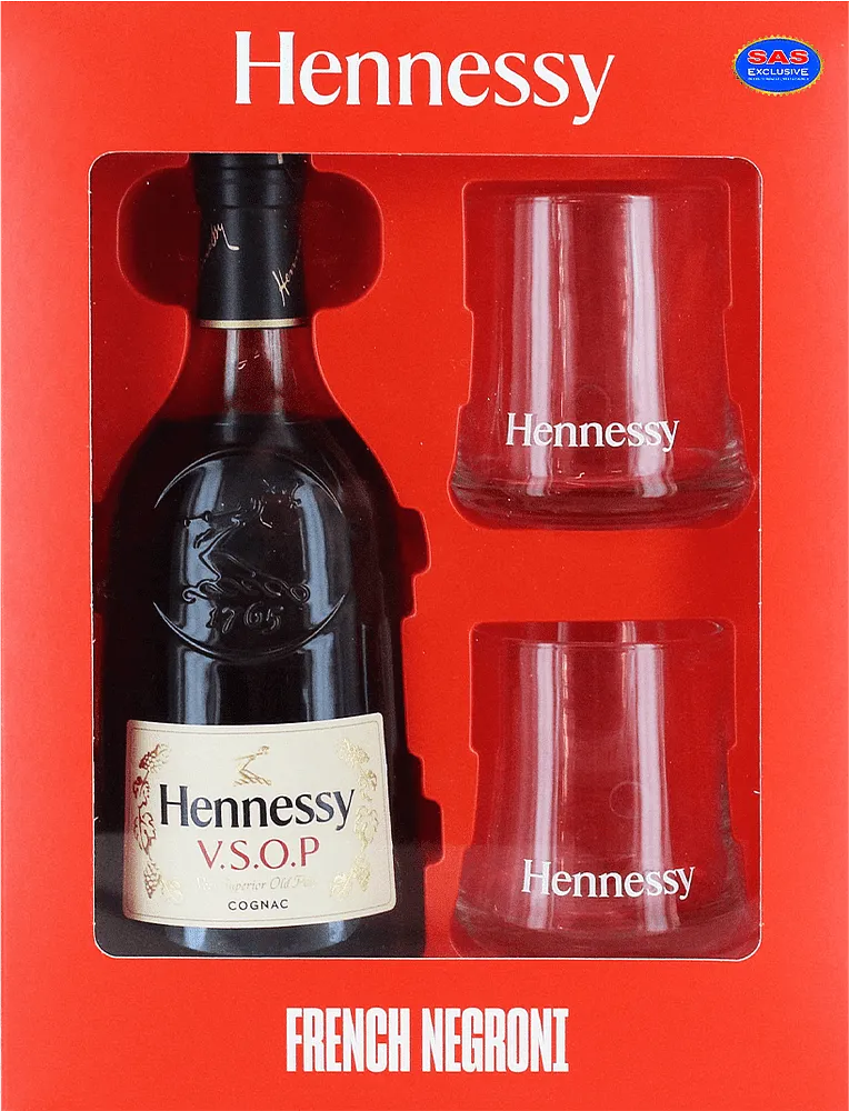 Cognac & glass "Hennessy V.S.O.P French Negroni" 3 pcs
