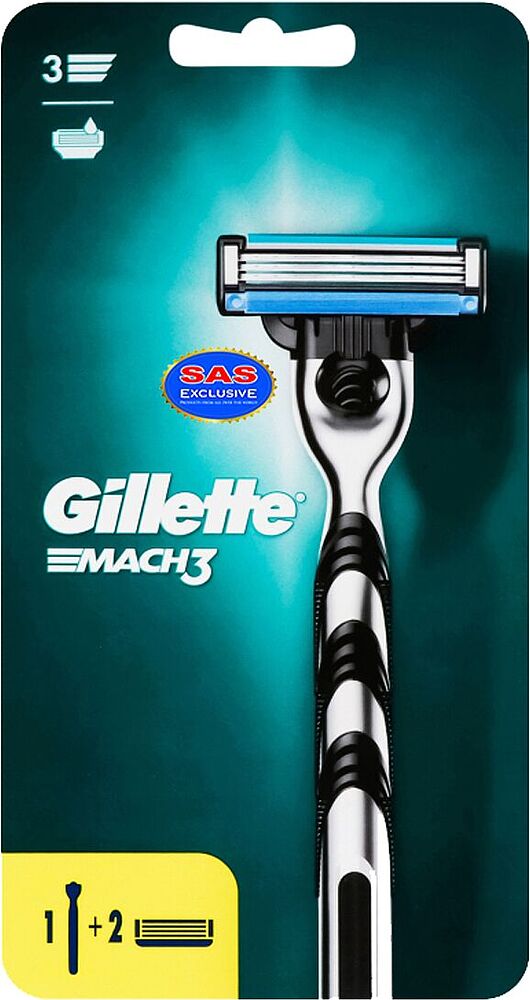 Shaving system "Gillette Mach 3" 1 pcs
