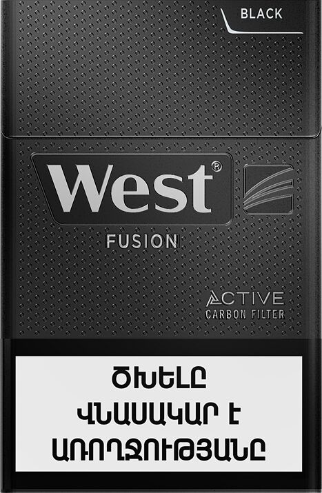 Ծխախոտ «West Active Fusion Black Slims»