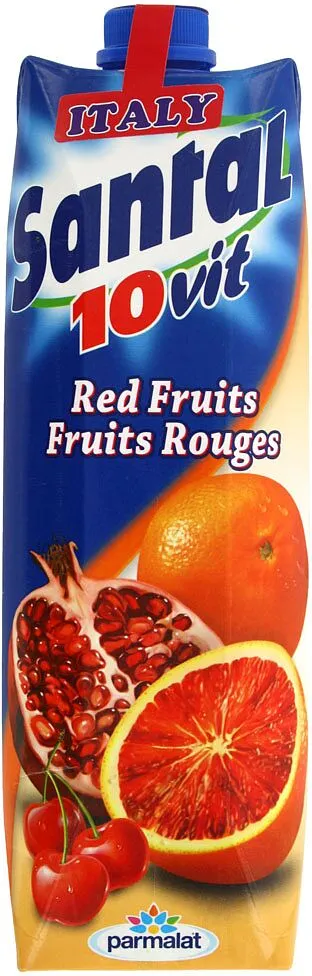 Red fruits juice "Santal" 1l 