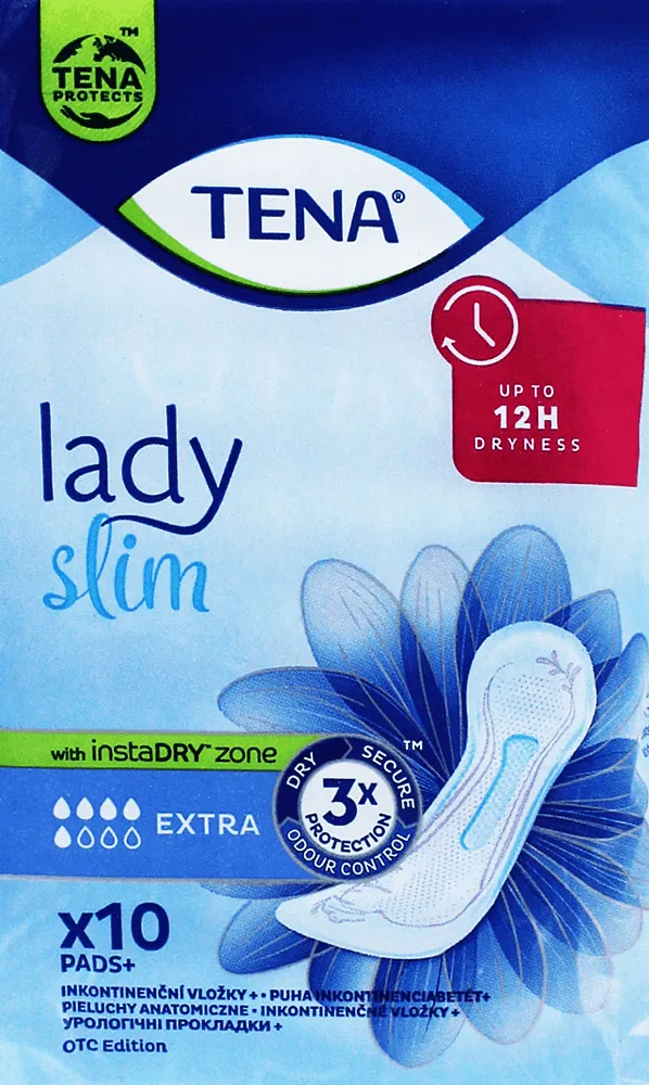 Urological sanitary towels "Tena Lady Slim Extra" 10 pcs
