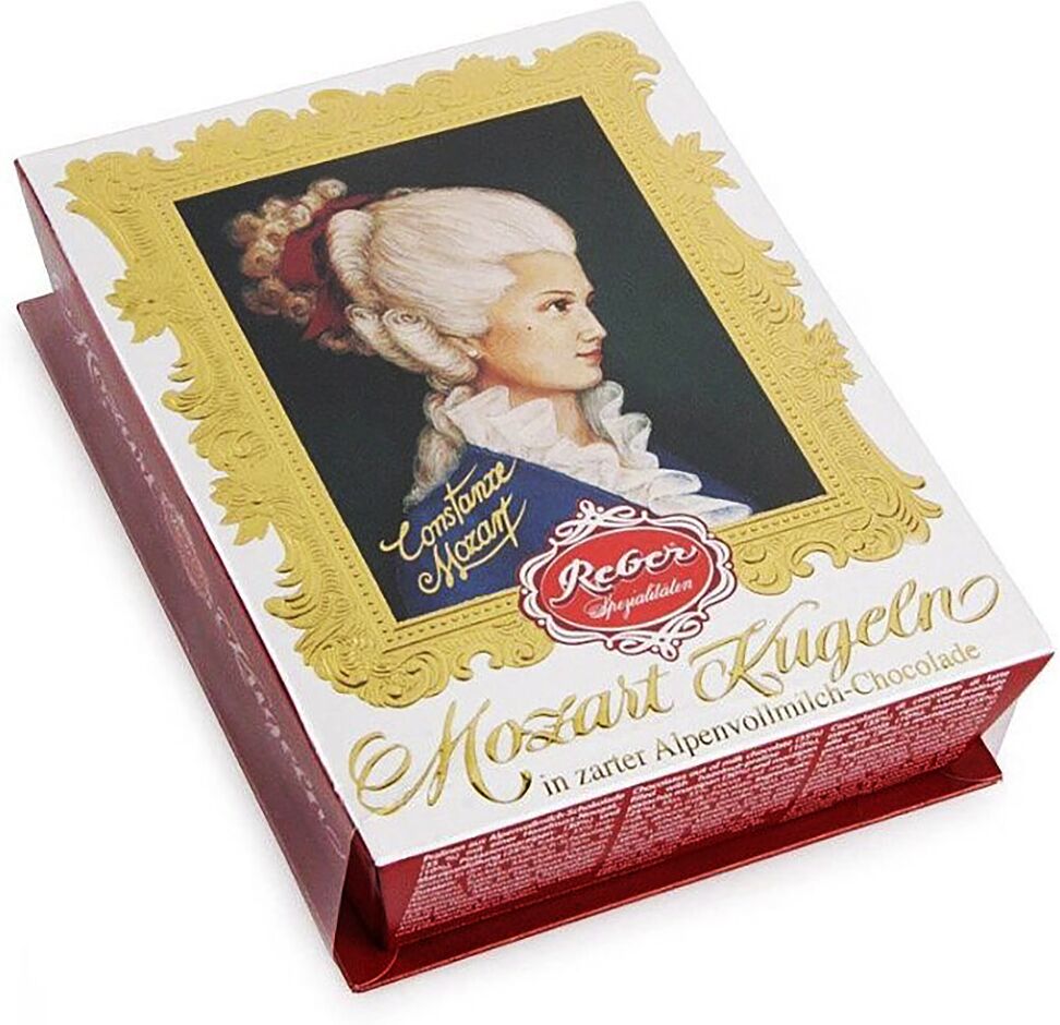 Набор шоколадных конфет "Mozart Kugeln Reber" 120г