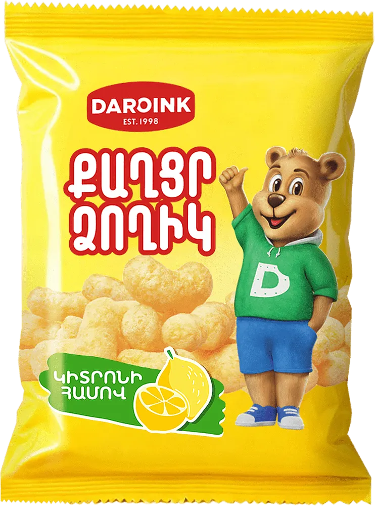 Lemon corn sticks "Daroink" 80g 