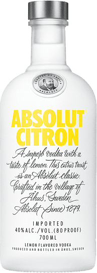 Օղի կիտրոնի «Absolut Citron» 0.7լ 