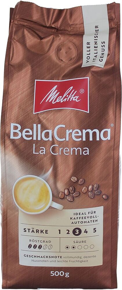 Coffee beans "Melitta Bella Crema La Crema" 500g