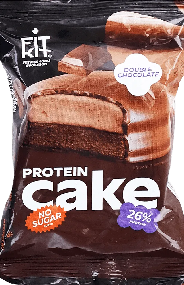 Protein dessert with chocolate flavor "Fit Kit Double Chocolate" 50g
