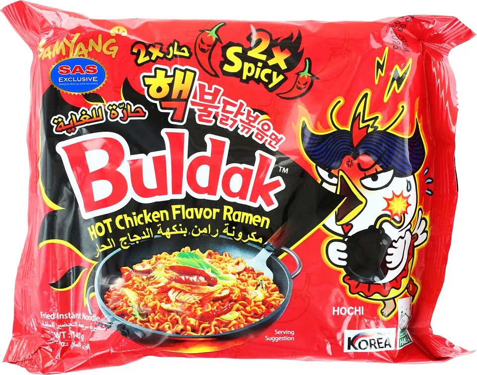Լապշա հավի կծու «Samyang Buldak» 140գ 
