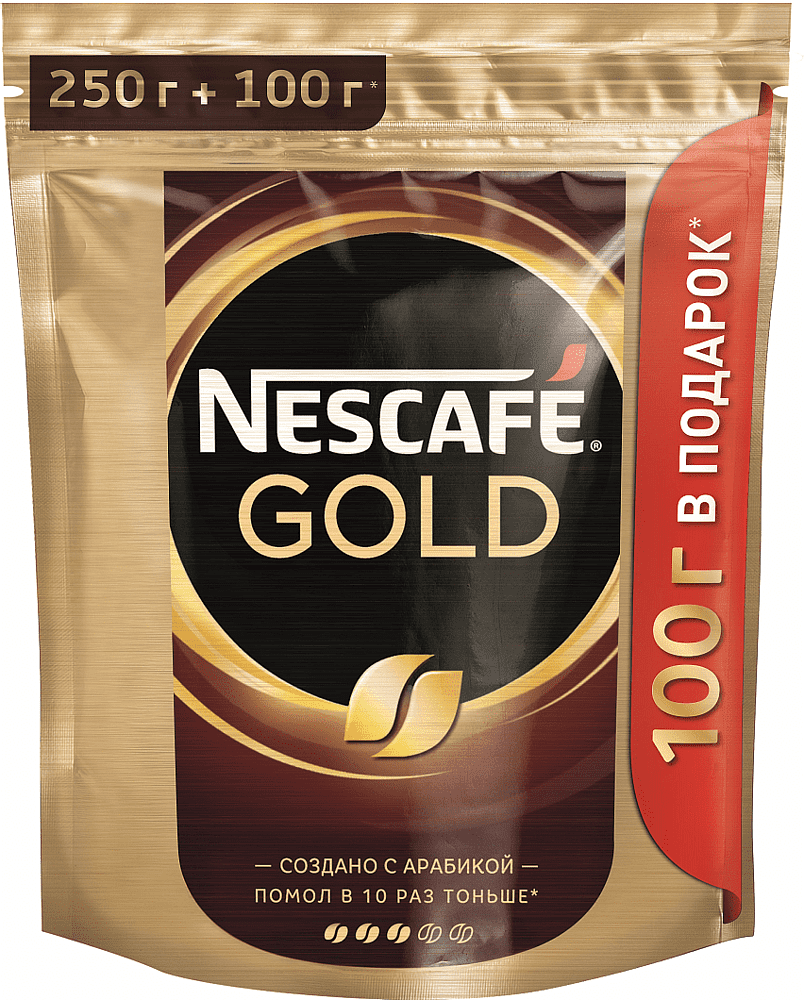 Растворимый кофе "Nescafe Gold" 350г