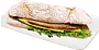 Sandwich with roast pork "Ciabatta"