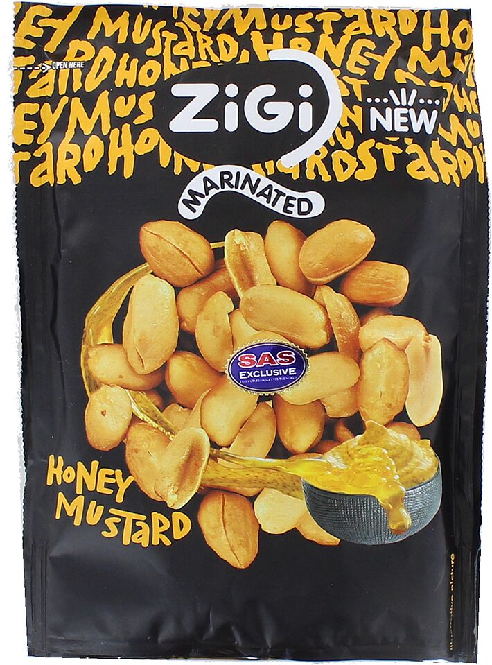 Peanut with honey & mustard flavor "ZiGi" 70g
