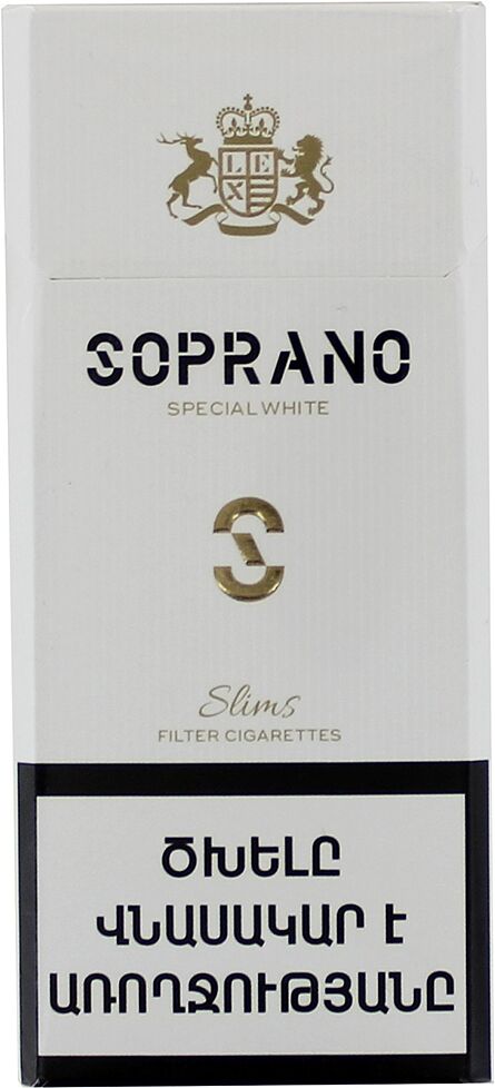 Ծխախոտ «Soprano Special White Slims»
