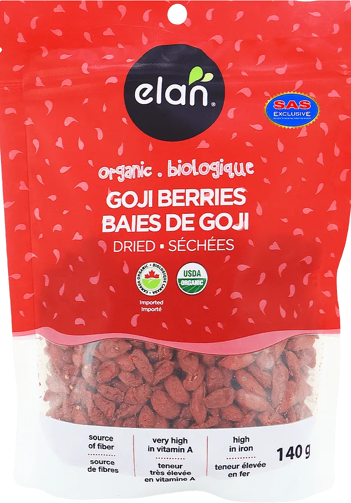 Գոջի հատապտուղներ «Elan Organic Goji Berries» 140գ

