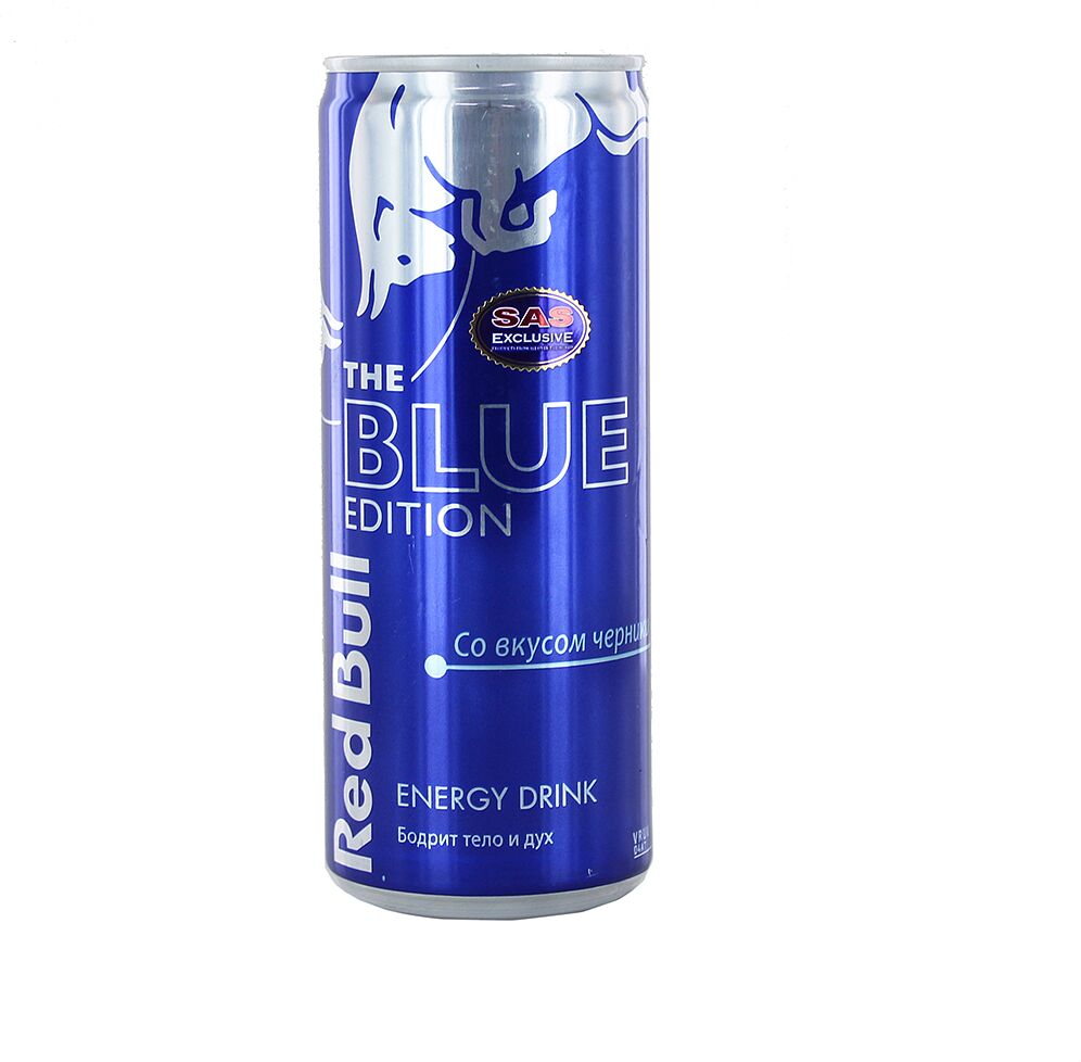 Էներգետիկ գազավորված ըմպելիք «Red Bull Blue Edition» 0.25լ 