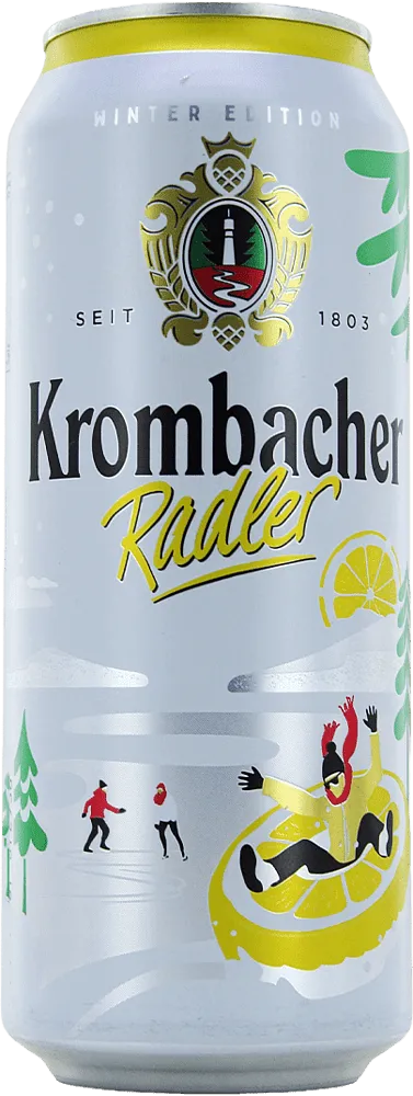 Beer with lemon juice "Krombacher Radler" 0.5l